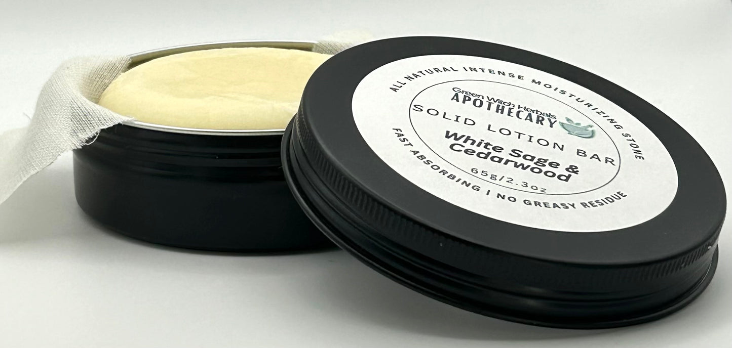 Solid Lotion Bars | Organic Moisturizing Stone