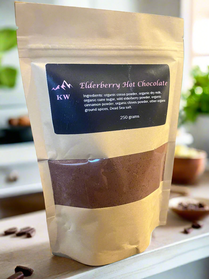 Organic Elderberry Hot Chocolate- 250 grams