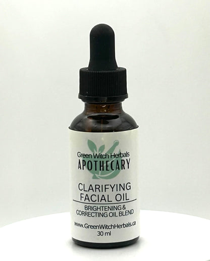 Organic Clarifying & Brightening Facial Oil Blend