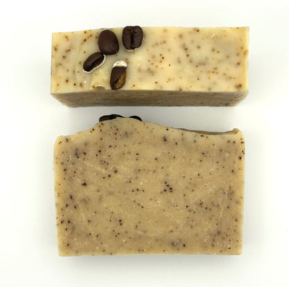 Coffee Scrub Shea Butter Fragrance-Free Soap Bar