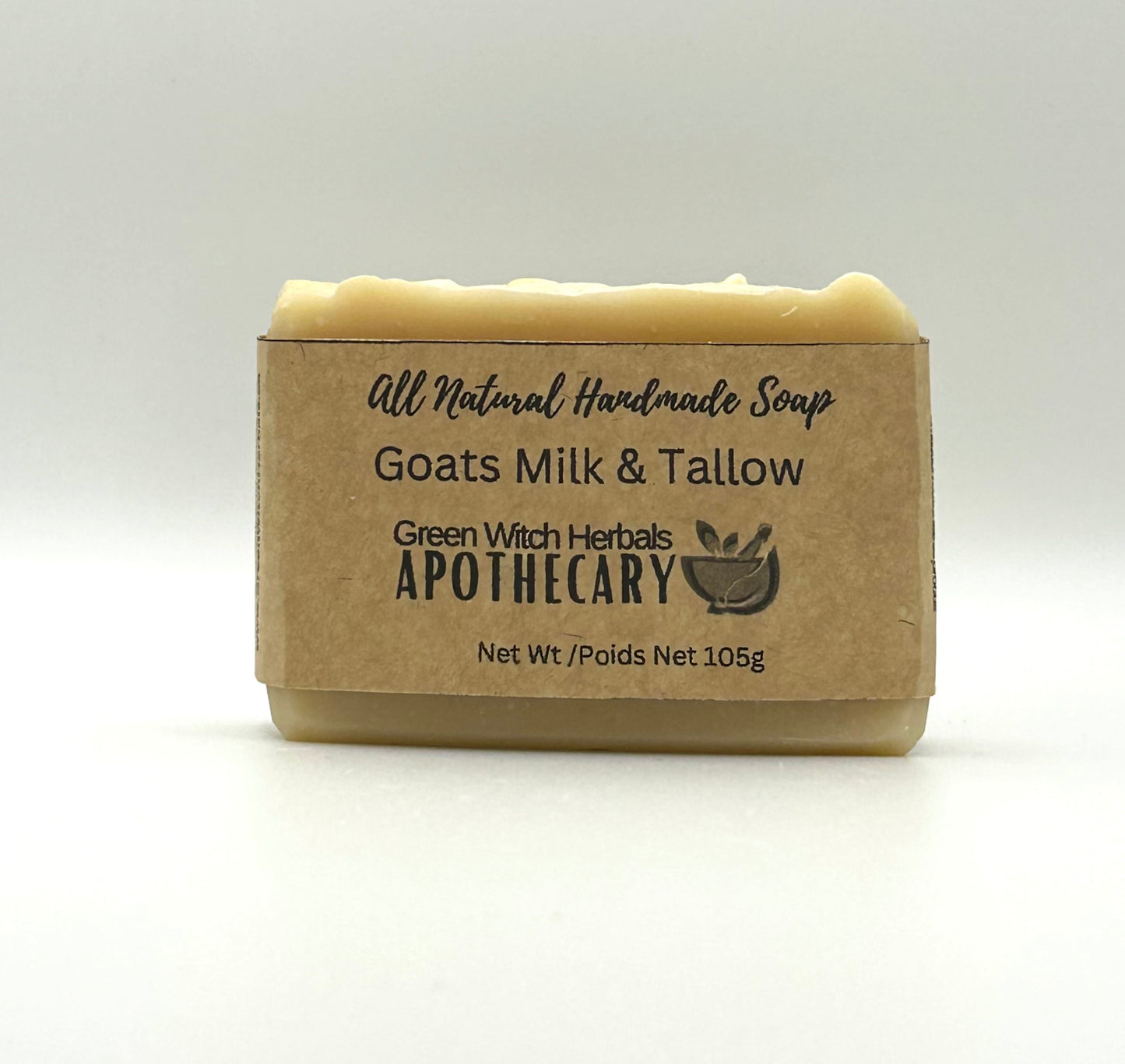 Unscented Goats Milk & Tallow Soap Bar