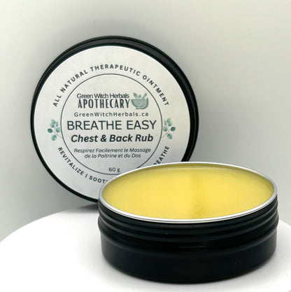 Breathe Easy Chest & Back Rub with Menthol and OSHA Root