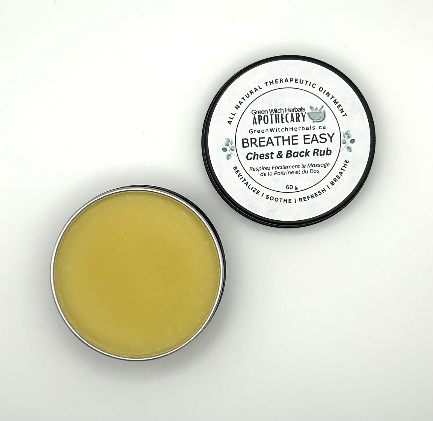 Breathe Easy Chest & Back Rub with Menthol and OSHA Root