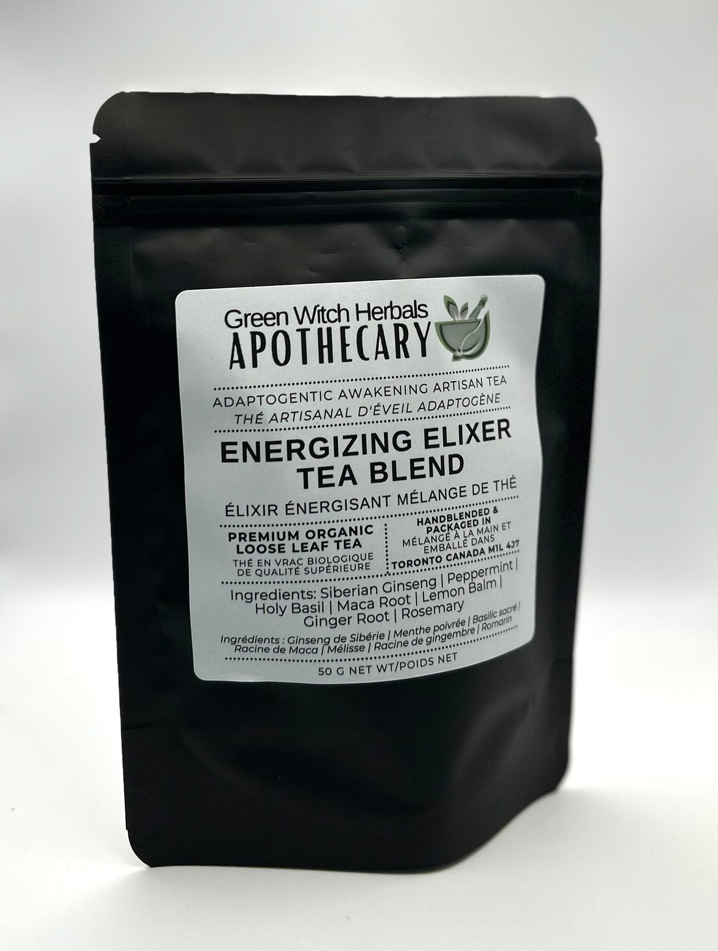 Energizing Elixir Adaptogenic Awakening Artisan Herbal Tea Blend