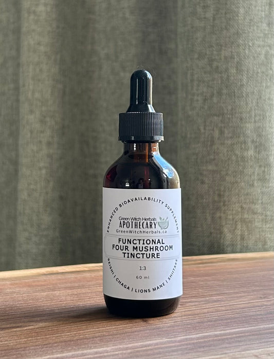 Adaptogenic Four Functional Mushrooms Tincture