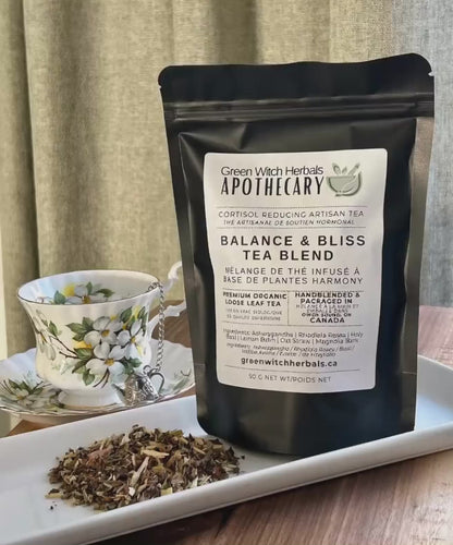 Balance & Bliss Cortisol Reducing Artisan Loose Leaf Tea Blend
